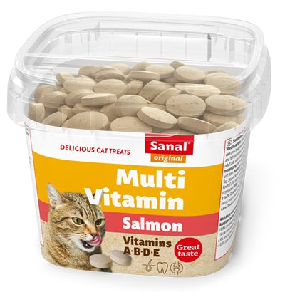 Cat Sanal Cat Multi Vitamin Salmon Snacks Cup