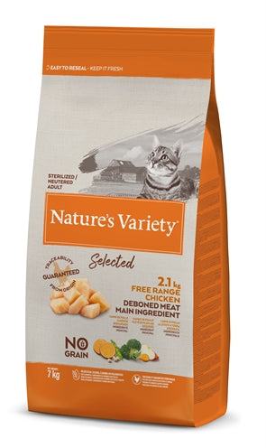 Natures Variété sélectionnée poulet en liberté stérilisé