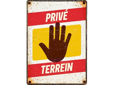 APPONDANT CADEAUX WAKKORDSTOP BLIK Terrain privé