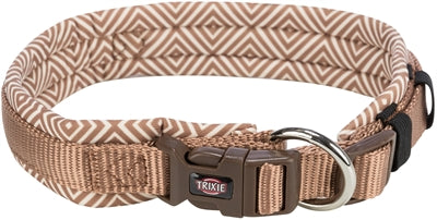 Trixie Collar Dog Boho Extra large avec du caramel de fenêtre