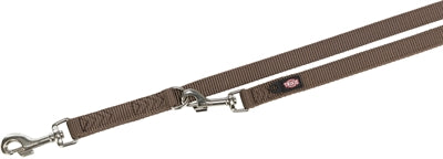 Trixie Dog Leash Réglable Premium Two -yer Brown