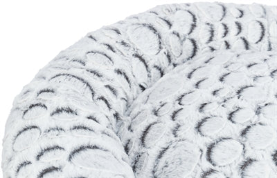 Panier de chien trixie Mila Round Plush White Grey