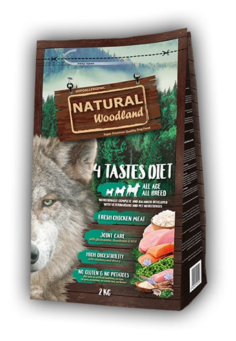 Régime alimentaire Natural Woodland 4 goûts