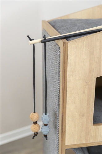 Trixie Cat Toys jouent à la canne avec Halter Citystyle Felt Wood