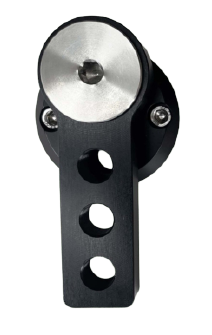 Fom alu rom de pédale excentrique manivelle laissée noire