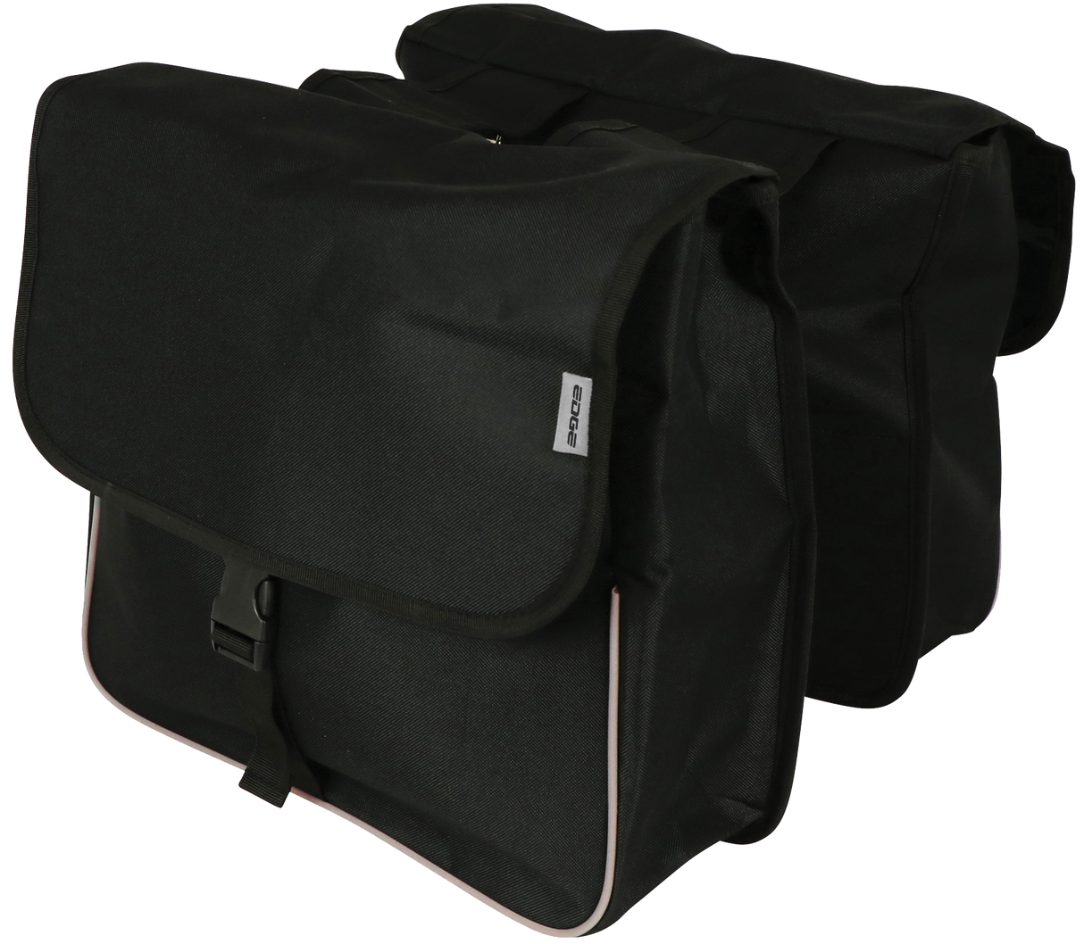 Edge Double Bicycle Bag Basic Shopper 32 litres 32 x 38 x 13 cm (2x) noir