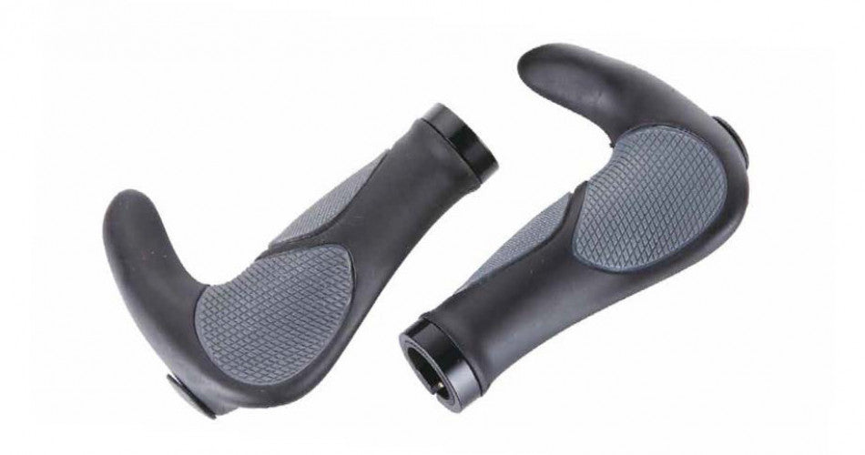 Qtcychectivech QT gère Ergo-end avec cercles de verrouillage 140 mm gris noir sur carte