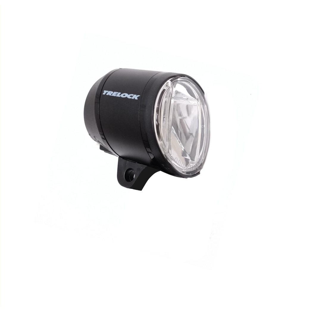 Trelock LED Headlight LS 910 PRIO 50 LUX, adapté au vélo 6v DC, noir, emballage d'atelier