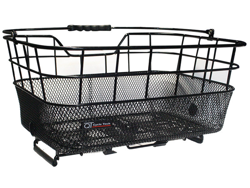 Panier de technologie de cycle QT Lucca en acier amovible avec handel