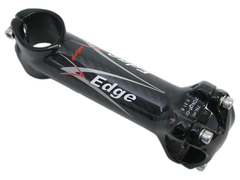 Carbone de tige de bord avec de l'aluminium 28,6 130 31,8 mm noir