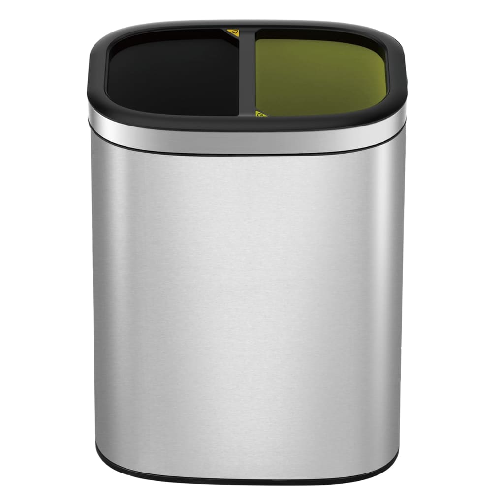 Eko Eko Waste Bin Oli-cube 2x10 L Matzilverklegente