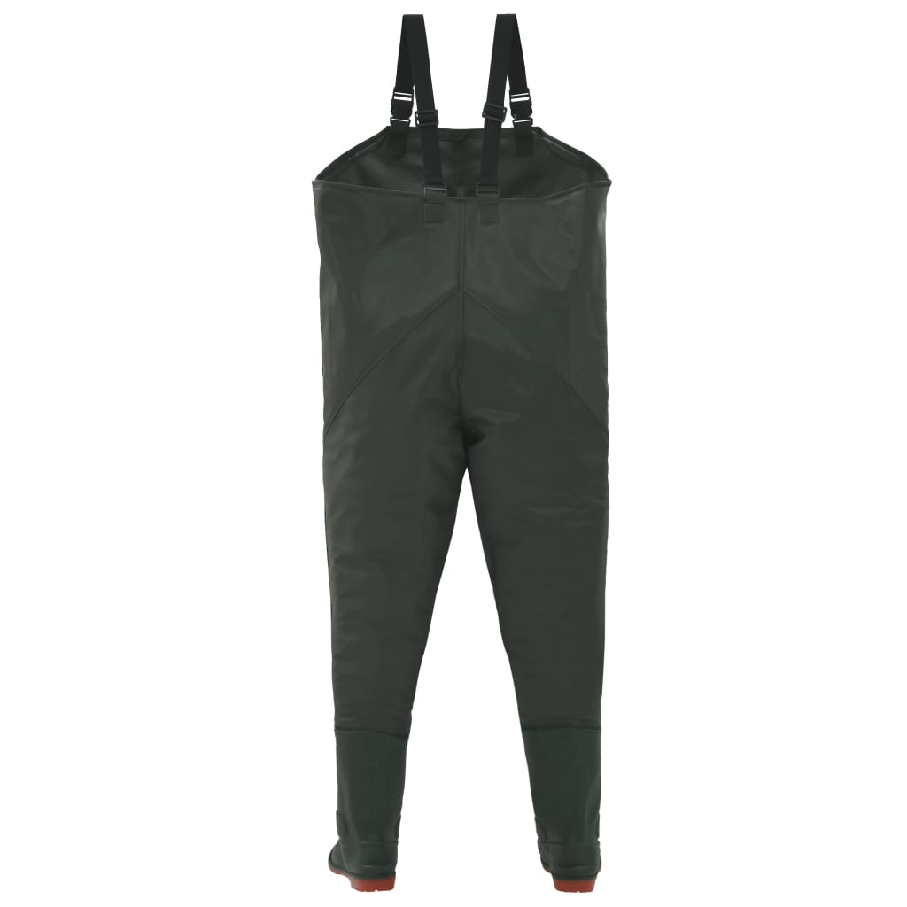 Vidaxl waadbroek avec bottes taille 40 vert