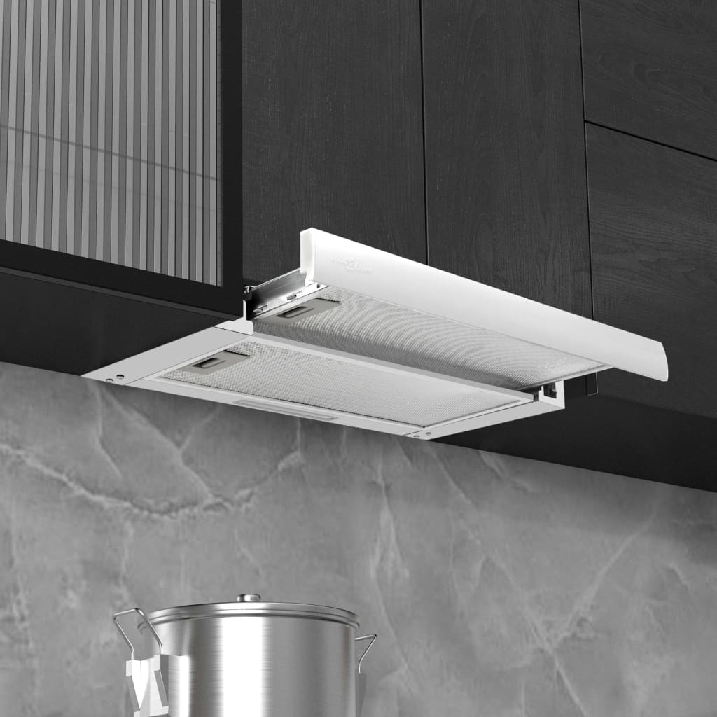 Hotte d'extracteur Vidaxl construit - en acier inoxydable en aluminium mince 480 m³ U