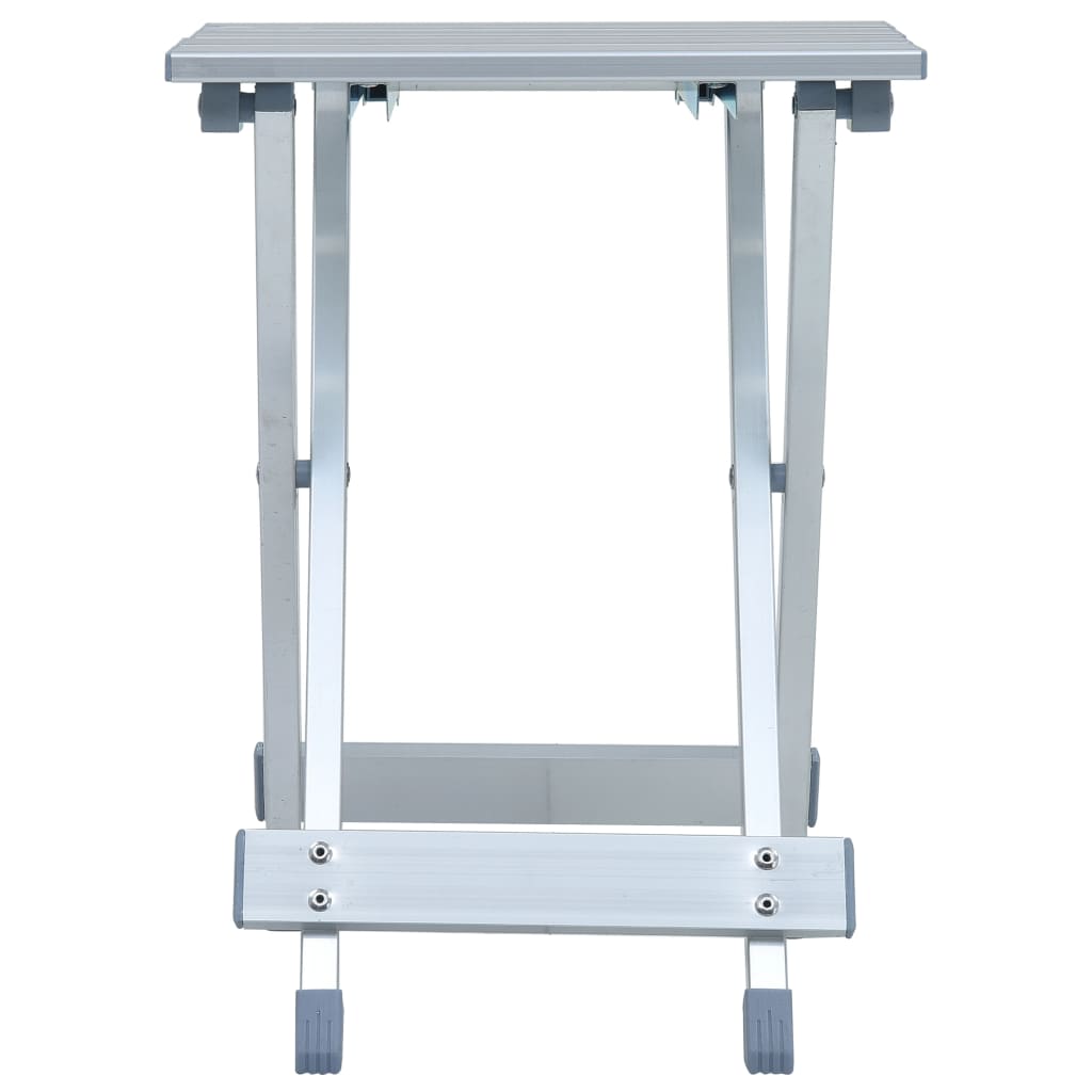 Tabouret de camping vidaxl 28x26x39 cm en aluminium