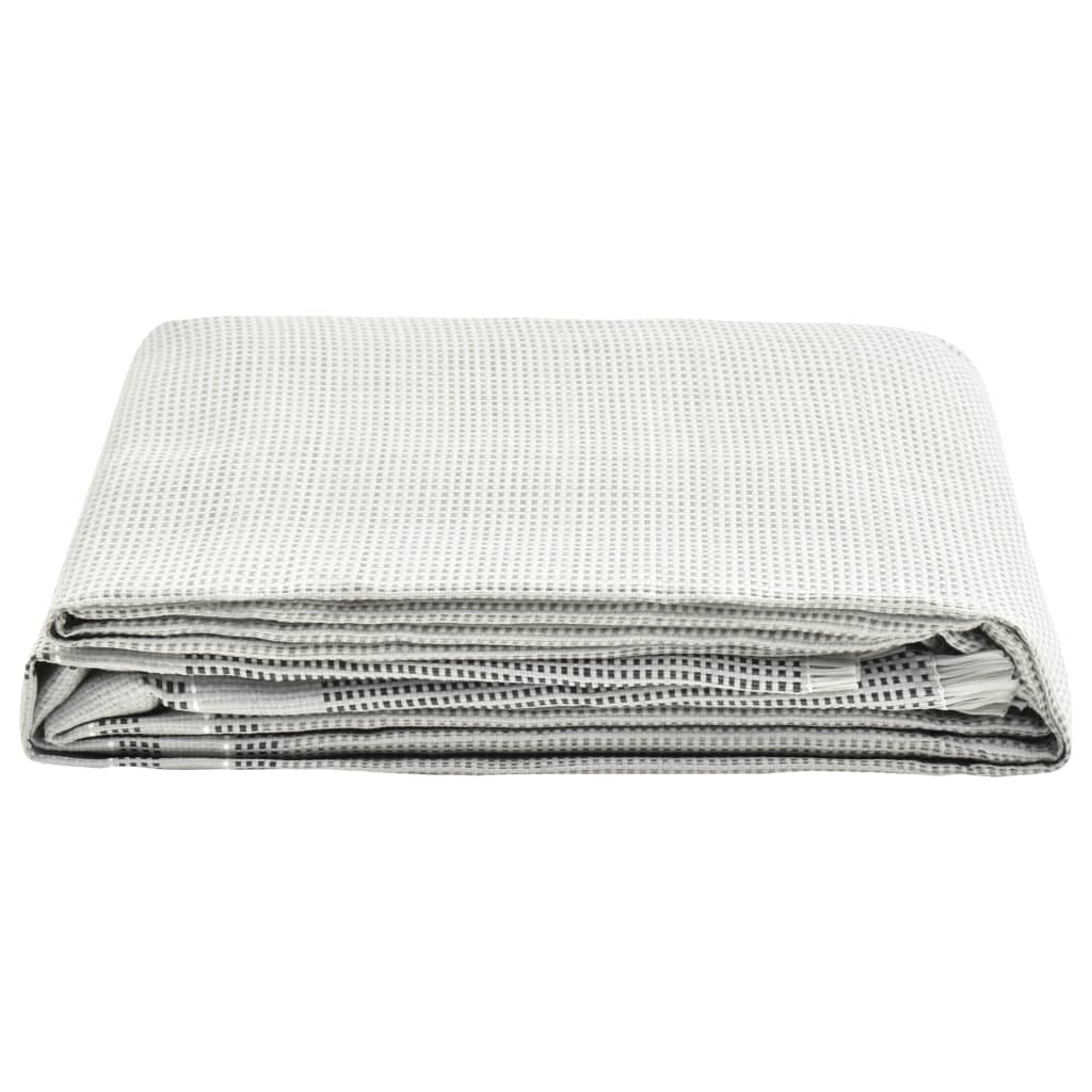 Tapis de tente Vidaxl 250x250 cm gris