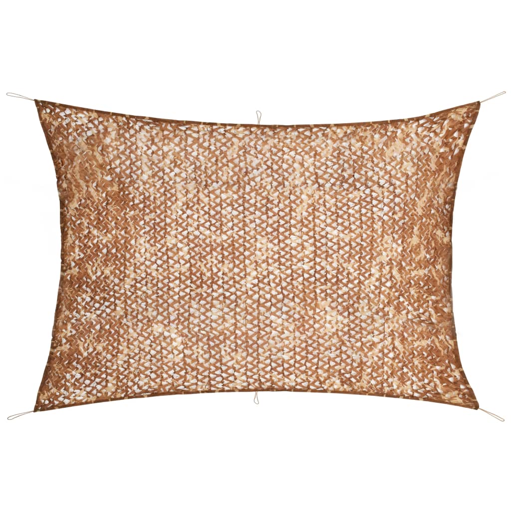 Vidaxl camoufagenet avec sac de rangement 6x7 m beige