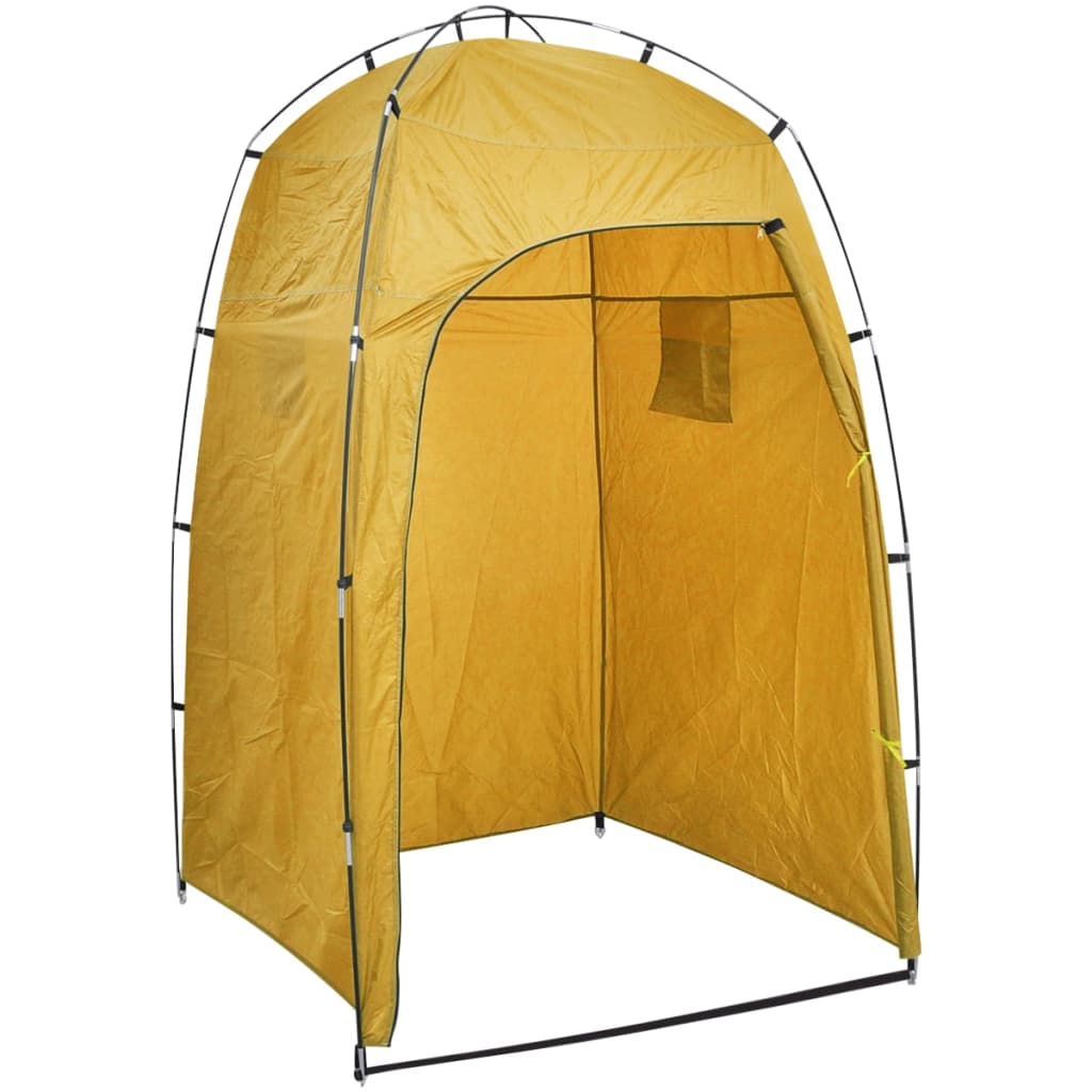 Vidaxl Camping Toilet avec tente portable 10 + 10 L