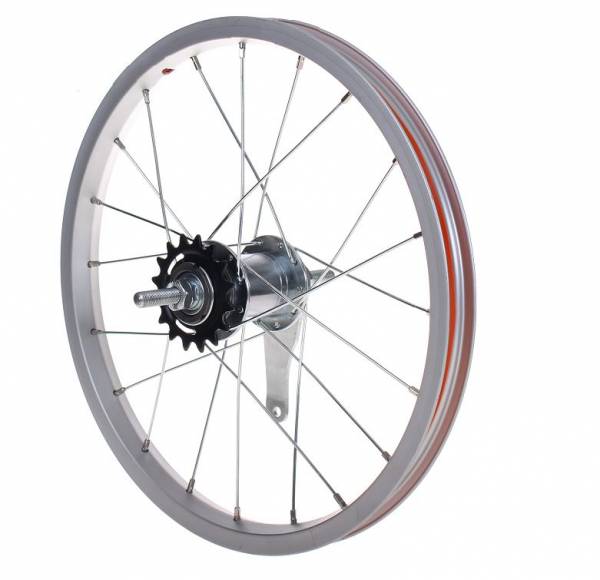 HZB Roue arrière 16 pouces Etro 305 Retirer l'Alu Silver
