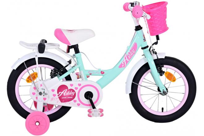 Volare Ashley Children's Bike Girls 14 pouces Green Two Hand freins