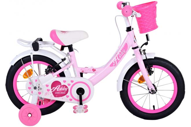 Volare Ashley Children's Bike Girls 14 pouces rose deux freins à main