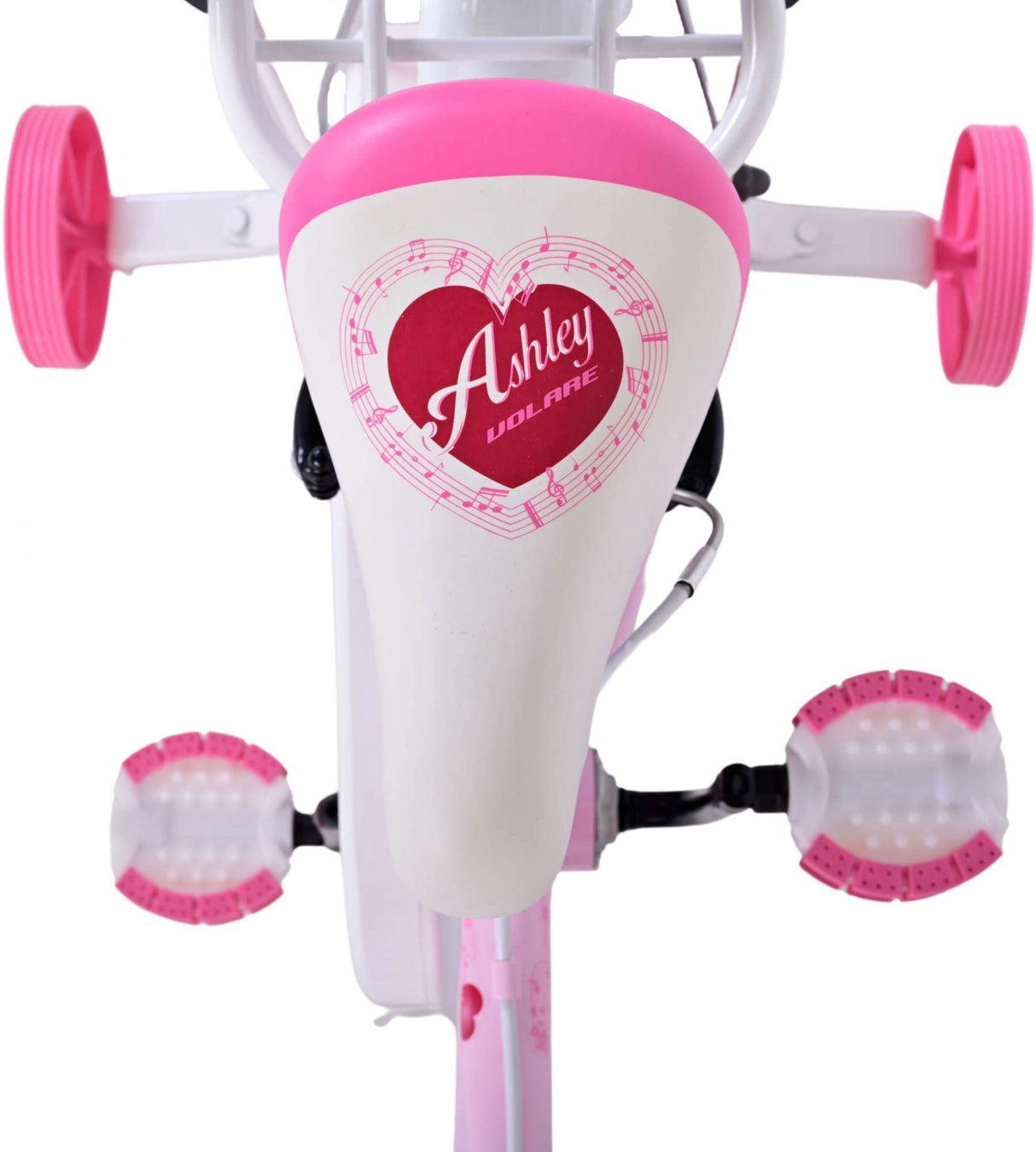 Volare Ashley Children's Bike Girls 14 pouces rose deux freins à main
