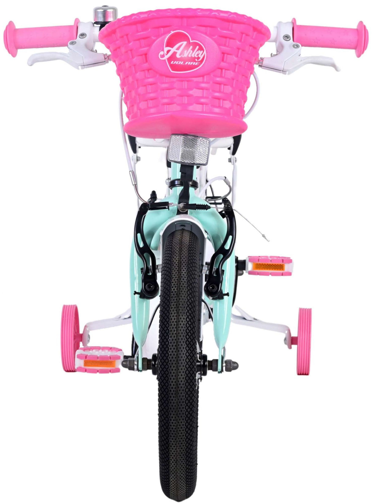 Volare Ashley Children's Bike Girls 14 pouces Green Two Hand freins