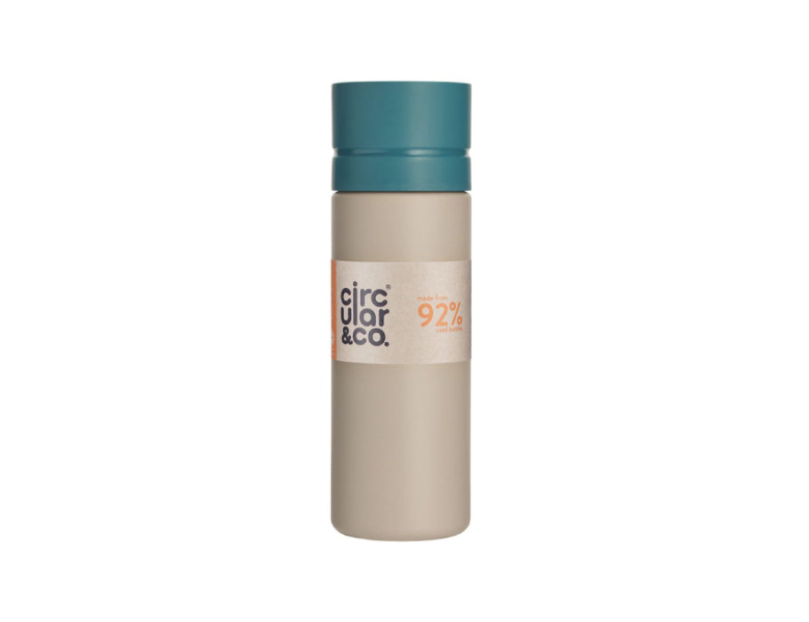 Circular Co. Bouteille circulaire 600 ml de crème sarcelle