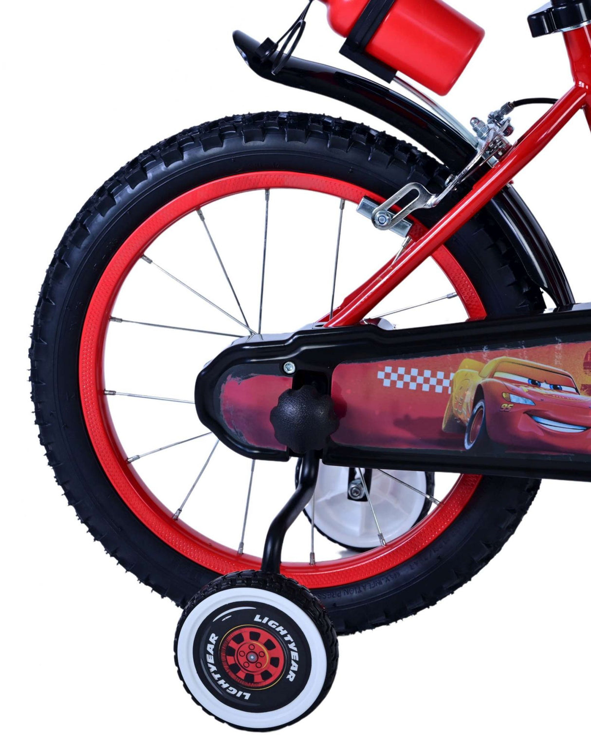 Disney Disney Children's Bike Boys 16 pouces rouges Two Hand freins