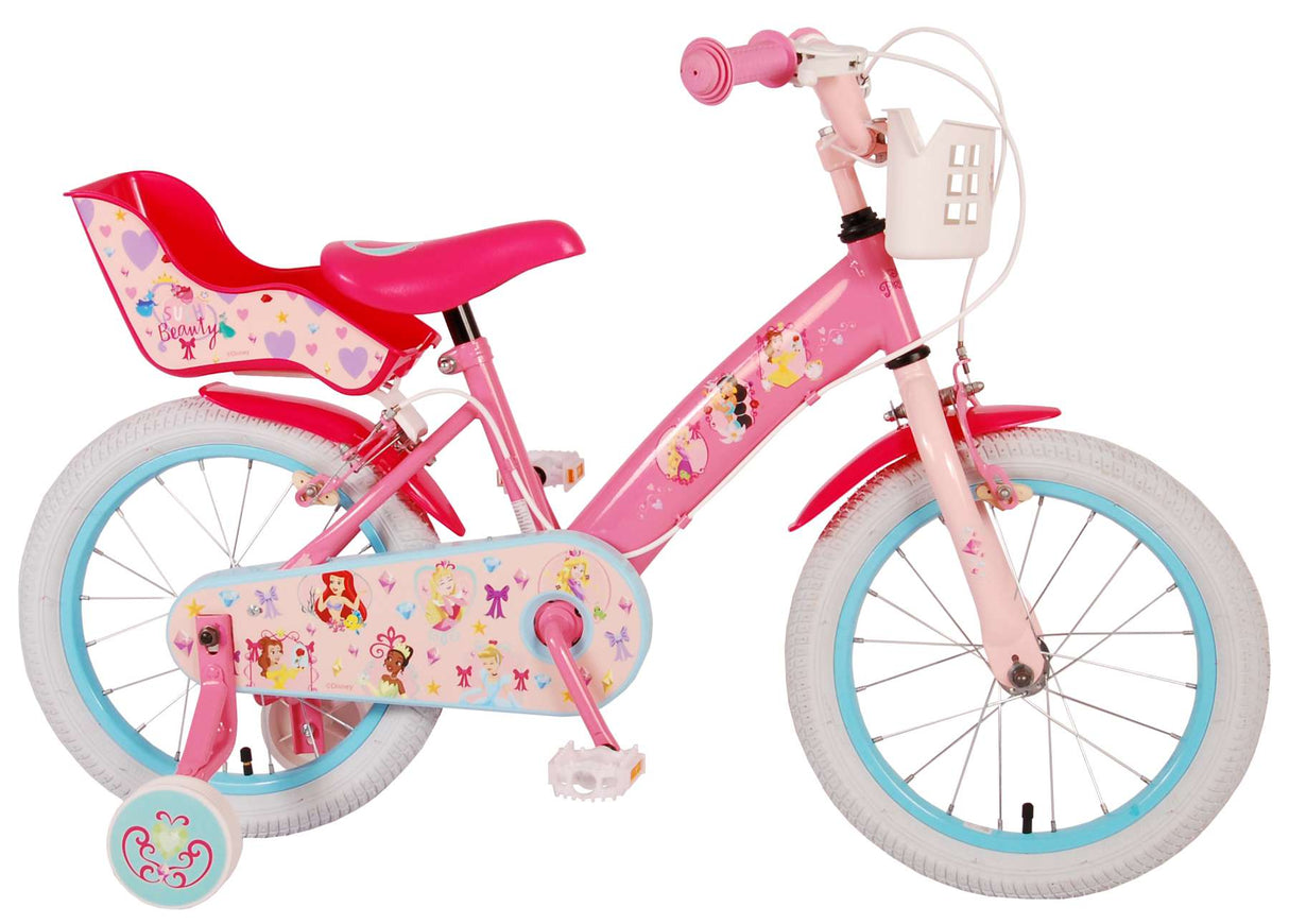 Disney Princess Children's Bike Girls 16 pouces Rose Two Hand freins