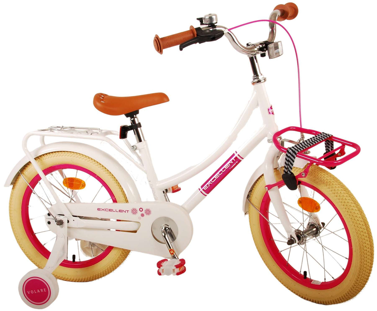 Volare Volare Children's Bike Girls 16 pouces blanc95% assemblé