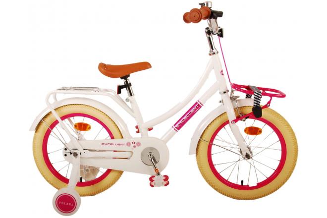 Volare Volare Children's Bike Girls 16 pouces blanc95% assemblé