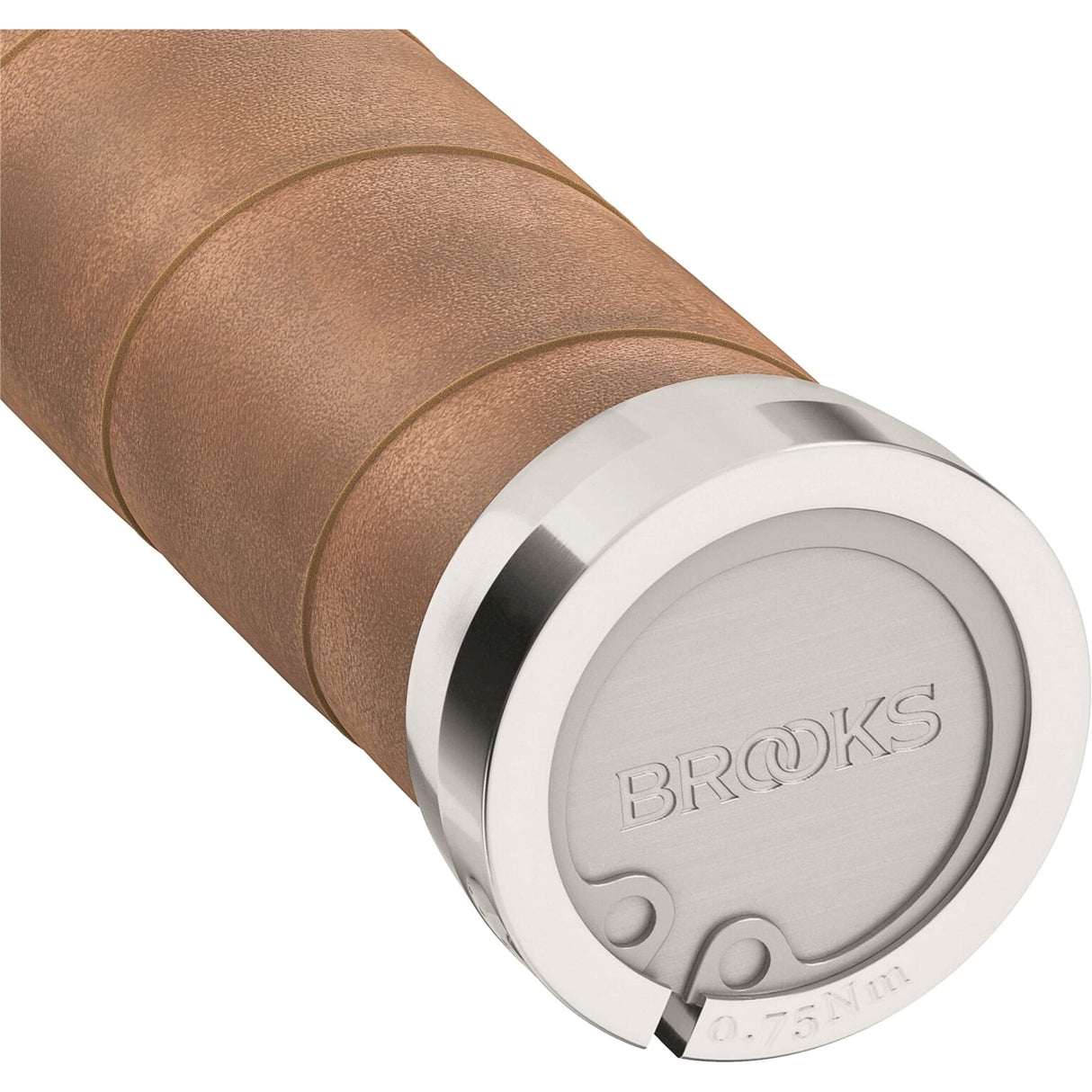 Brooks gère des poignées en cuir minces 100 130 mm âgés
