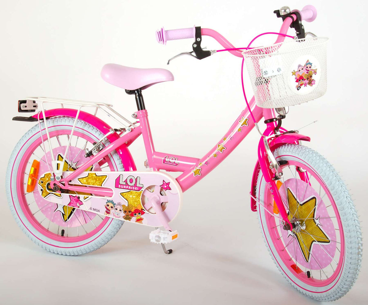 LOL surprise Bicycle pour enfants - filles - 18 pouces - rose - freins à deux mains