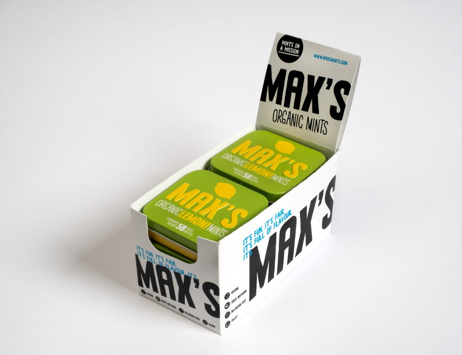 Les menthes de menthes organiques max affichent 8 pièces (35gr)