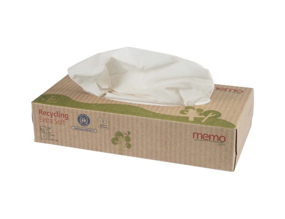 Mémo Cosmetic Wipes Recycling 2 couches Extra Soft