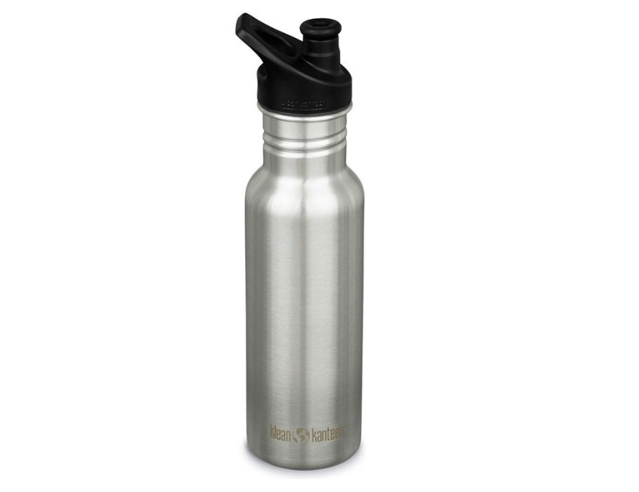 Klean Kanteen Drinking Bottle Sportdop 800 ml (27oz) Brossé