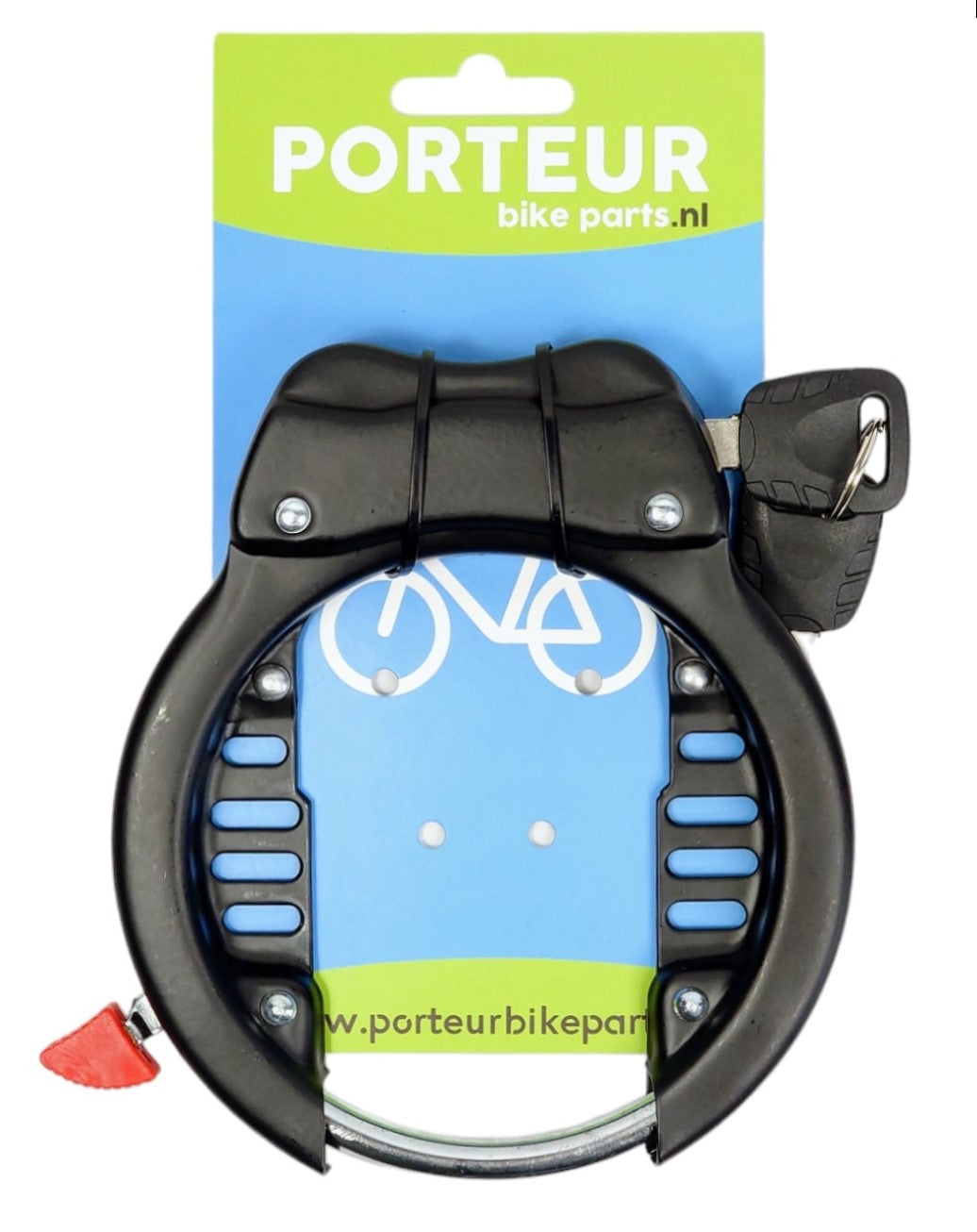 Slot portur portur ringslot acier noir