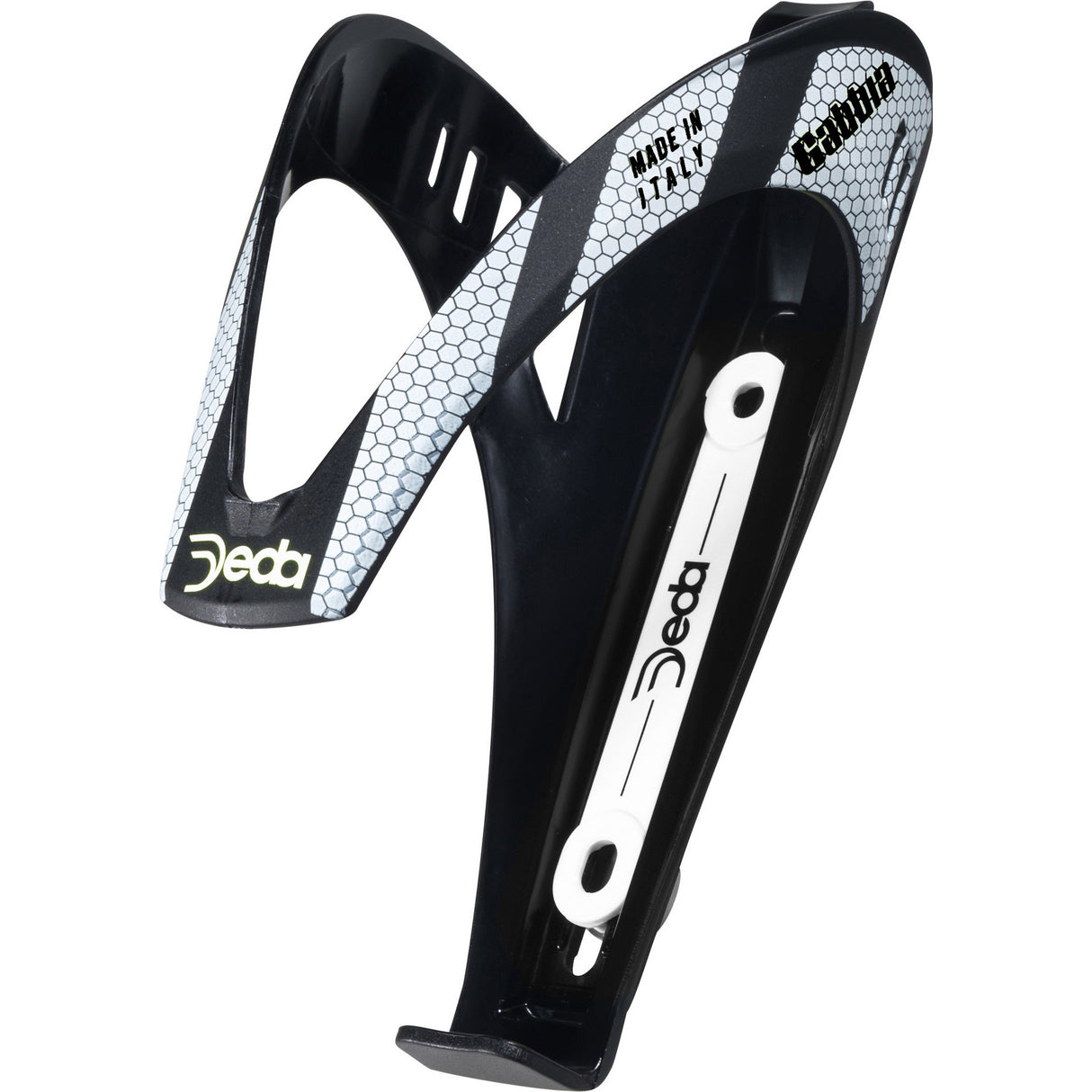 BidOneholder Gabbia noir avec imprimé blanc