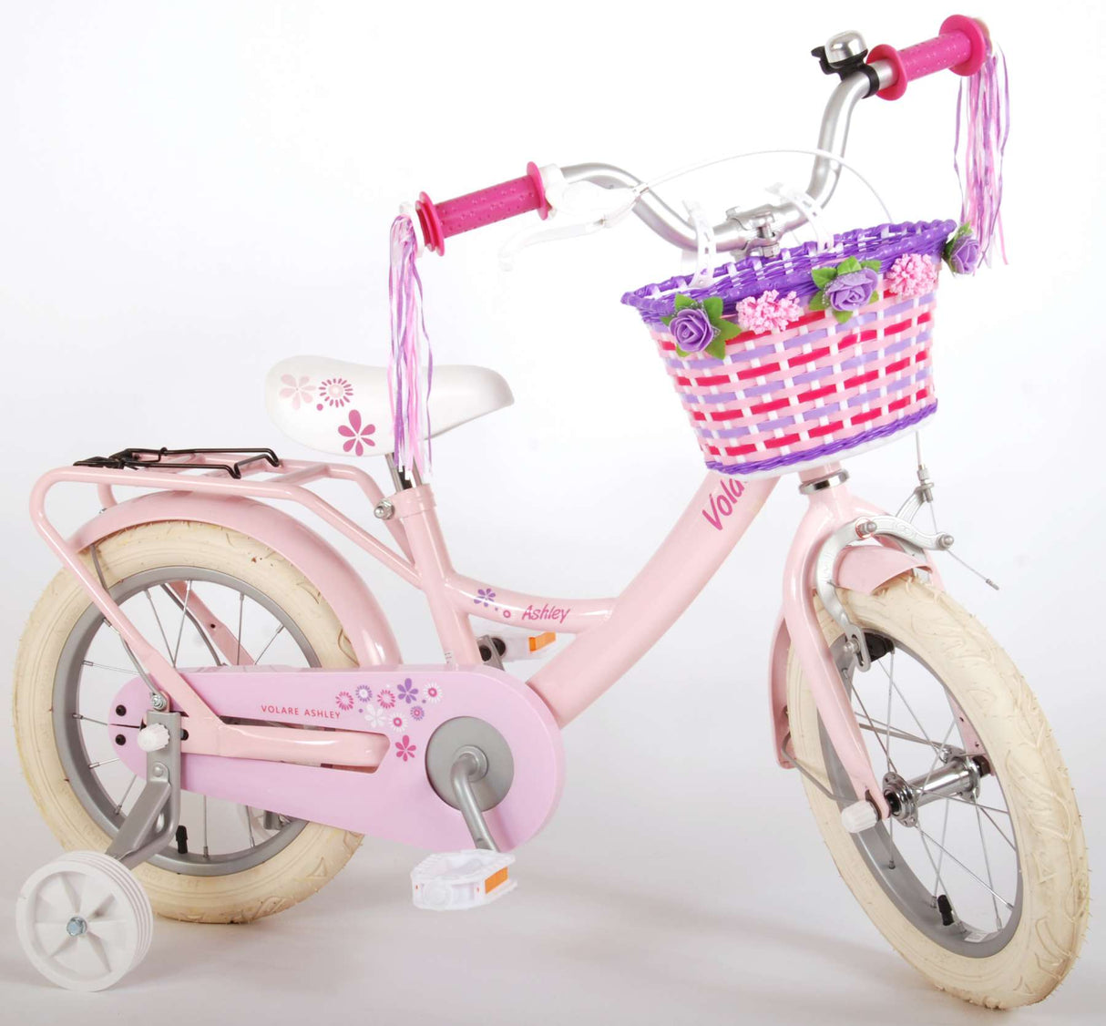 Volare Ashley Children's Bike Girls 14 pouces rose 95% assemblé
