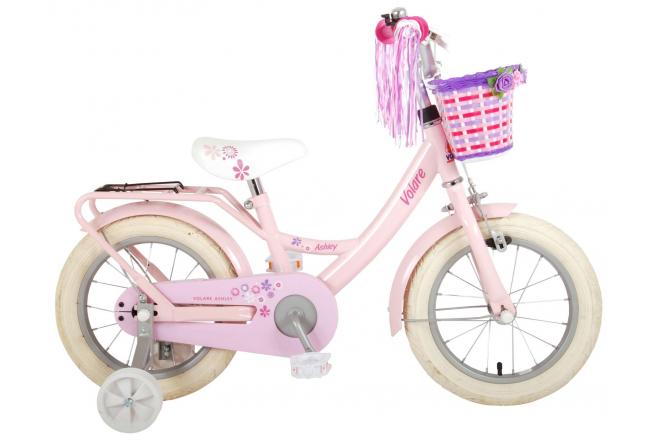 Volare Ashley Children's Bike Girls 14 pouces rose 95% assemblé