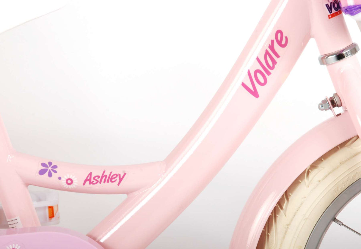 Volare Ashley Children's Bike Girls 14 pouces rose 95% assemblé