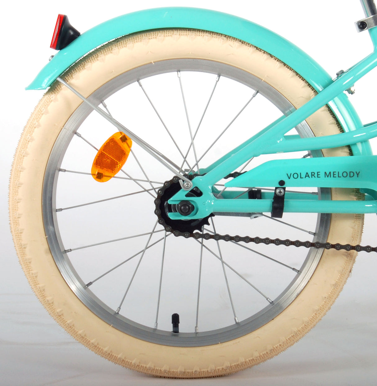 Volare Melody Children's Bike Girls 18 pouces Turquoise Prime Collection