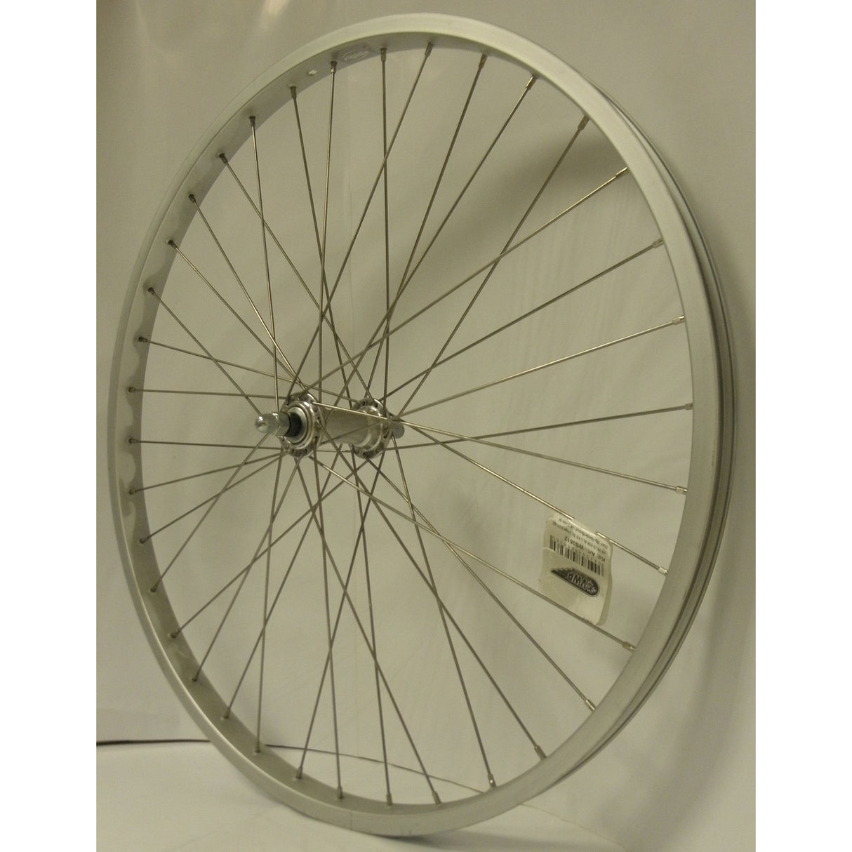 Roue avant 26-1,75 559 ALU SH32 Spaak 14 en acier inoxydable argent