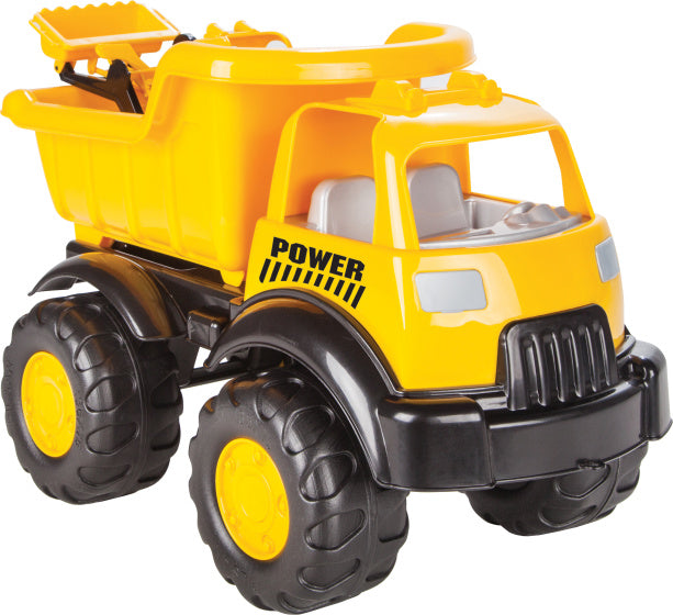 Camion pilsan avec chargeur en noir jaune 2 pièces