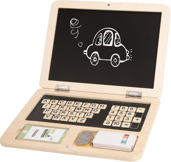 Toky Toy Educational Wooden Toys ordinateur portable 58 pièces