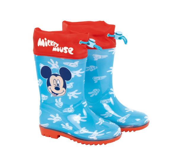 Arditex Rain Boots Mickey Today Junior PVC Textile Blue Blue rouge Taille 30