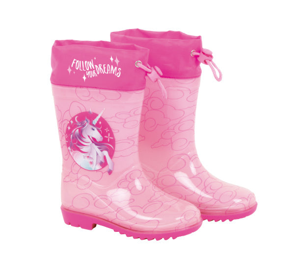 Arditex Boots Boots Girls Unicorn PVC Textile Rose clair Pink Taille 24