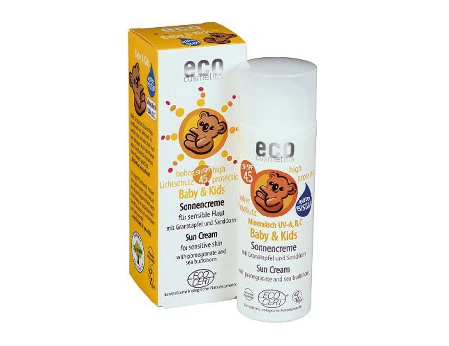 Eco Cosmetics Baby Suncreen SPF 45 Pomegranate