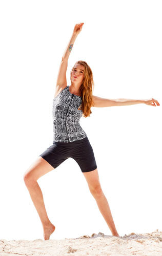 BECO TANKTOP BESTUIT Ladies Polyamide Black Blanc D-Cup Taille 36
