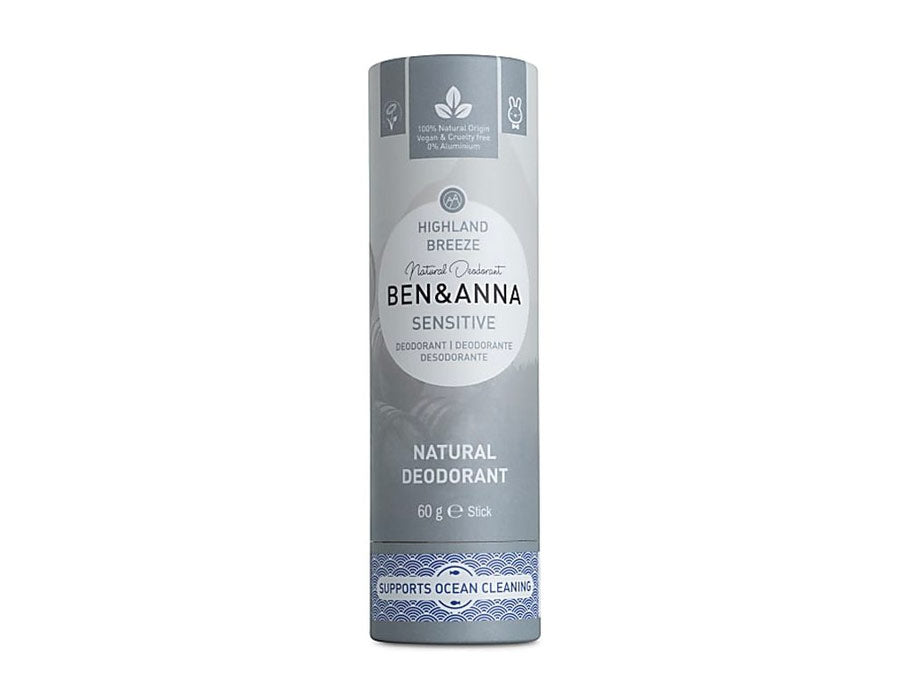 Ben Anna Deodorant dans Papertube Sensitive Highland Breeze 60 grammes